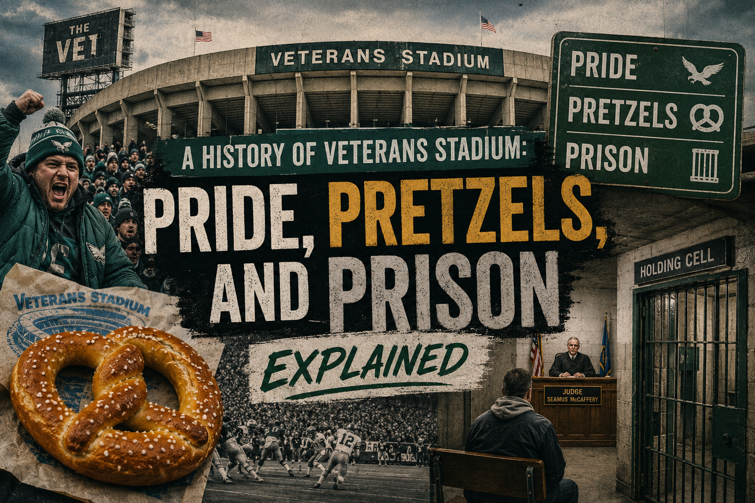 A History of Veterans Stadium: "Pride, Pretzels, and Prison" Explained