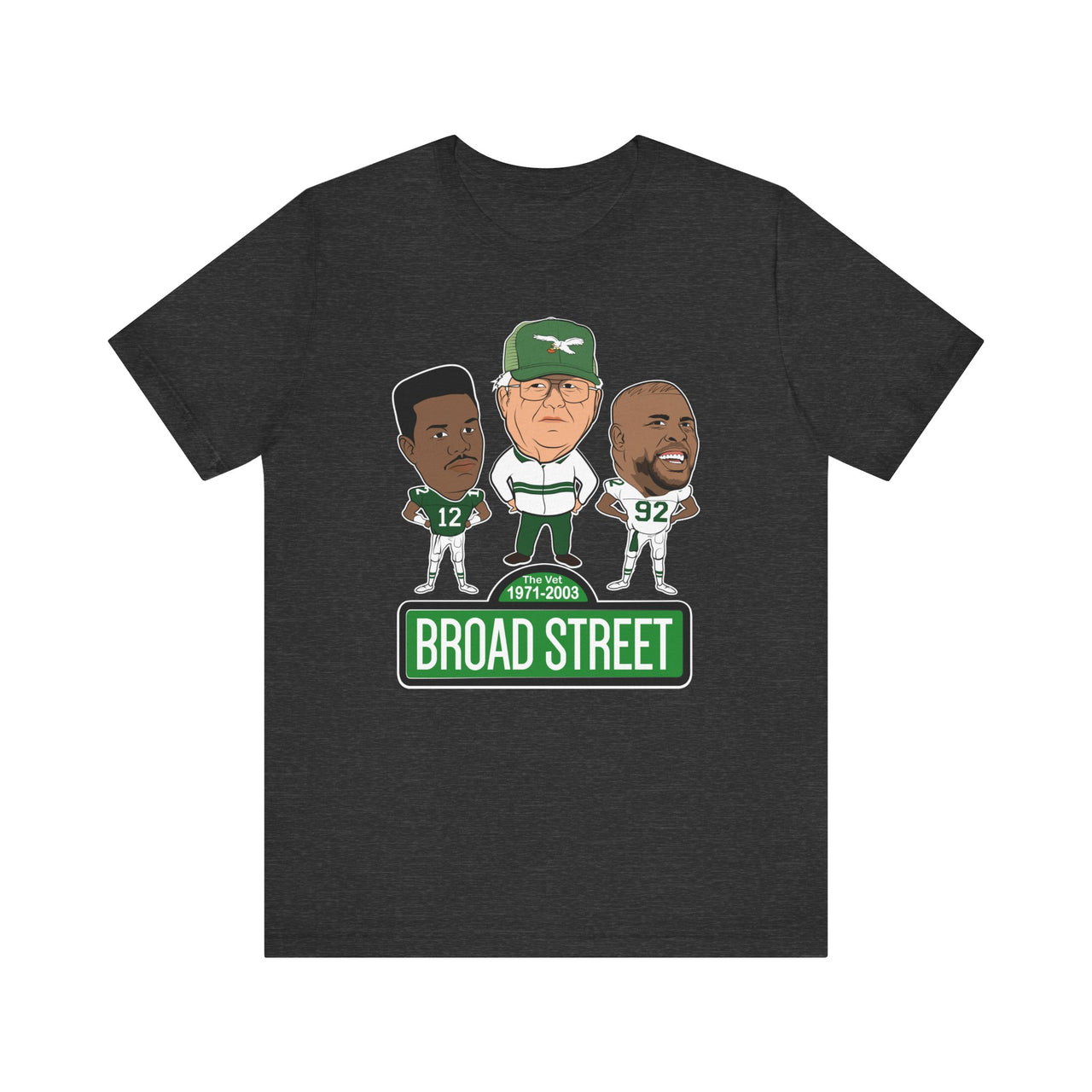 Retro Buddy Era Birds Broad Street Unisex Jersey Short Sleeve Tee