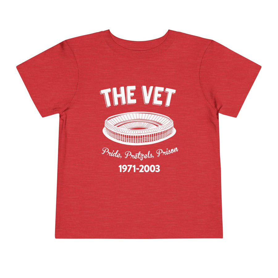 Philadelphia The Vet Pride, Pretzels, and Prison Toddler Short Sleeve Tee