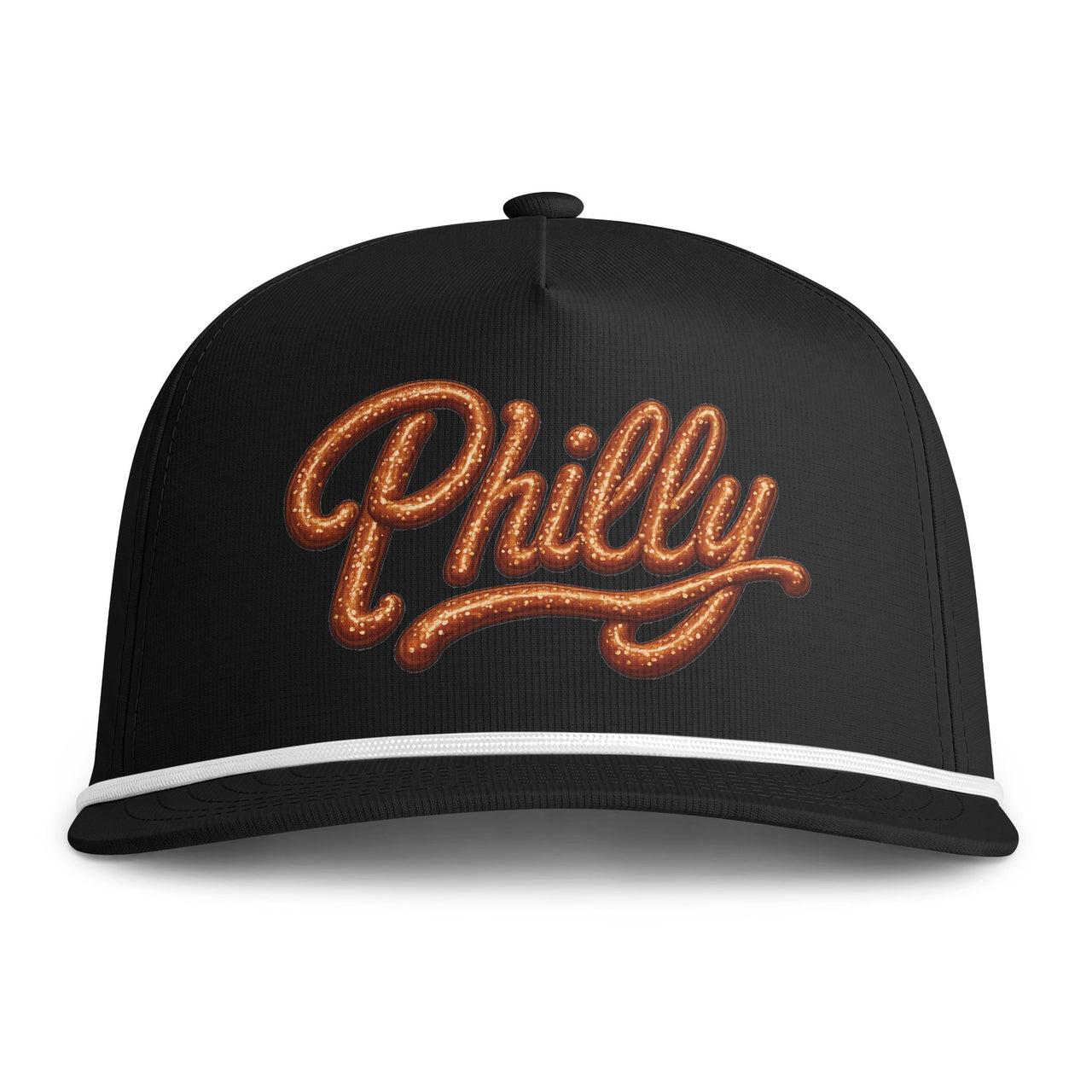 Philly Soft Pretzel Script Rope Hat | Comfort Colors Sunwashed Rope Cap
