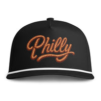 Philly Soft Pretzel Script Rope Hat | Comfort Colors Sunwashed Rope Cap
