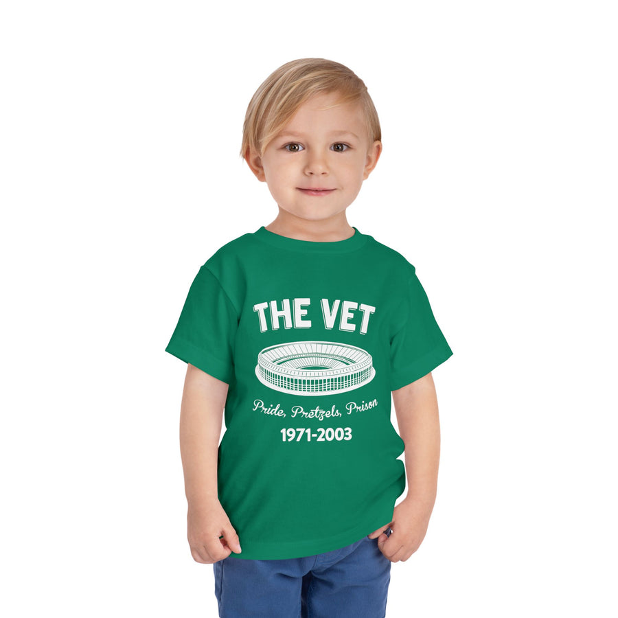 Philadelphia The Vet Pride, Pretzels, and Prison Toddler Short Sleeve Tee