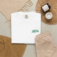 Soft Heart Philly Mouth Embroidered Shirt, Philadelphia Tee, Comfort Colors 1717, Philly Girl Gift, Left Chest Embroidery