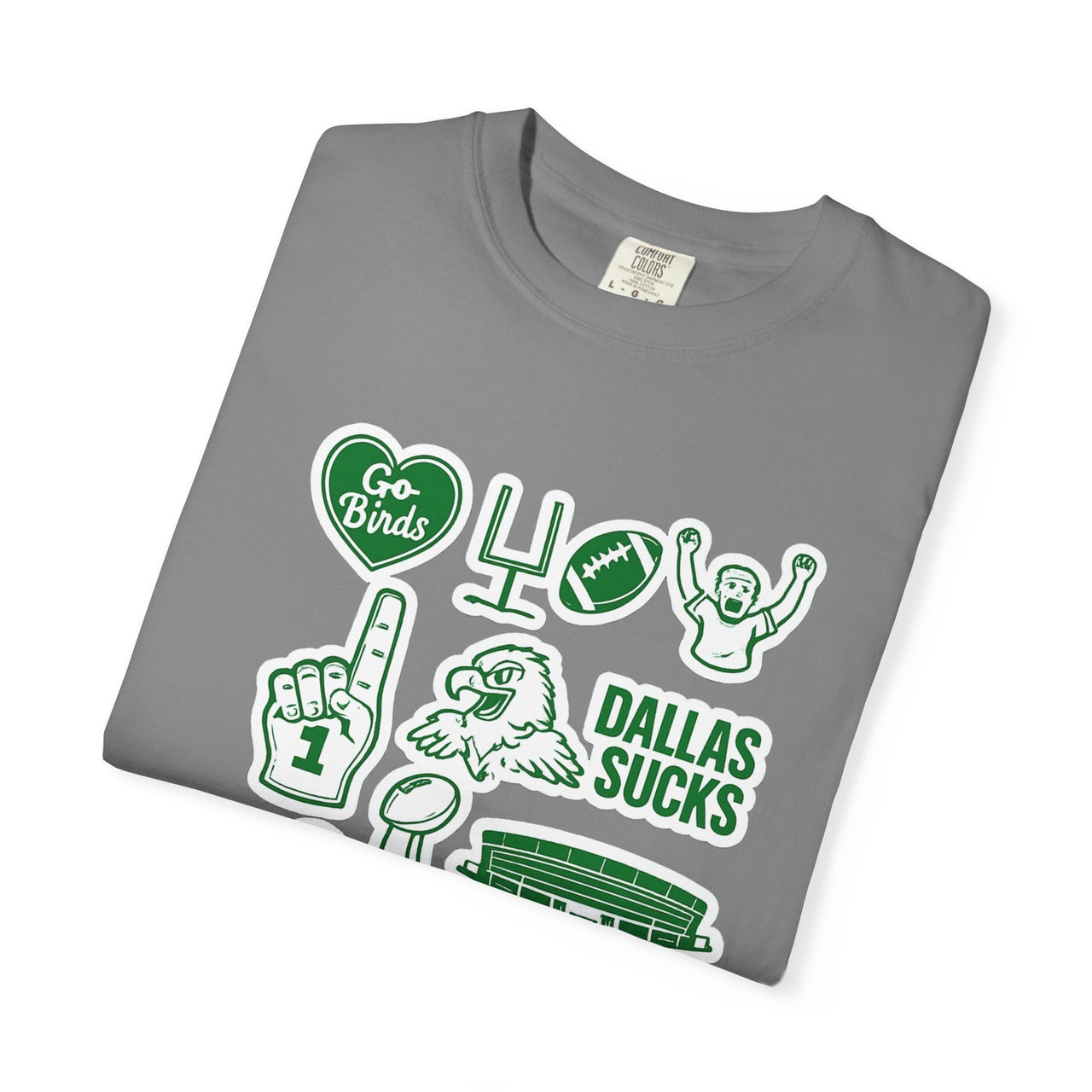 Retro Philly Football Comfort Colors Shirt, Cute Trendy Philadelphia Birds Football Game Day Tee, Gift for Philly Birds Fan