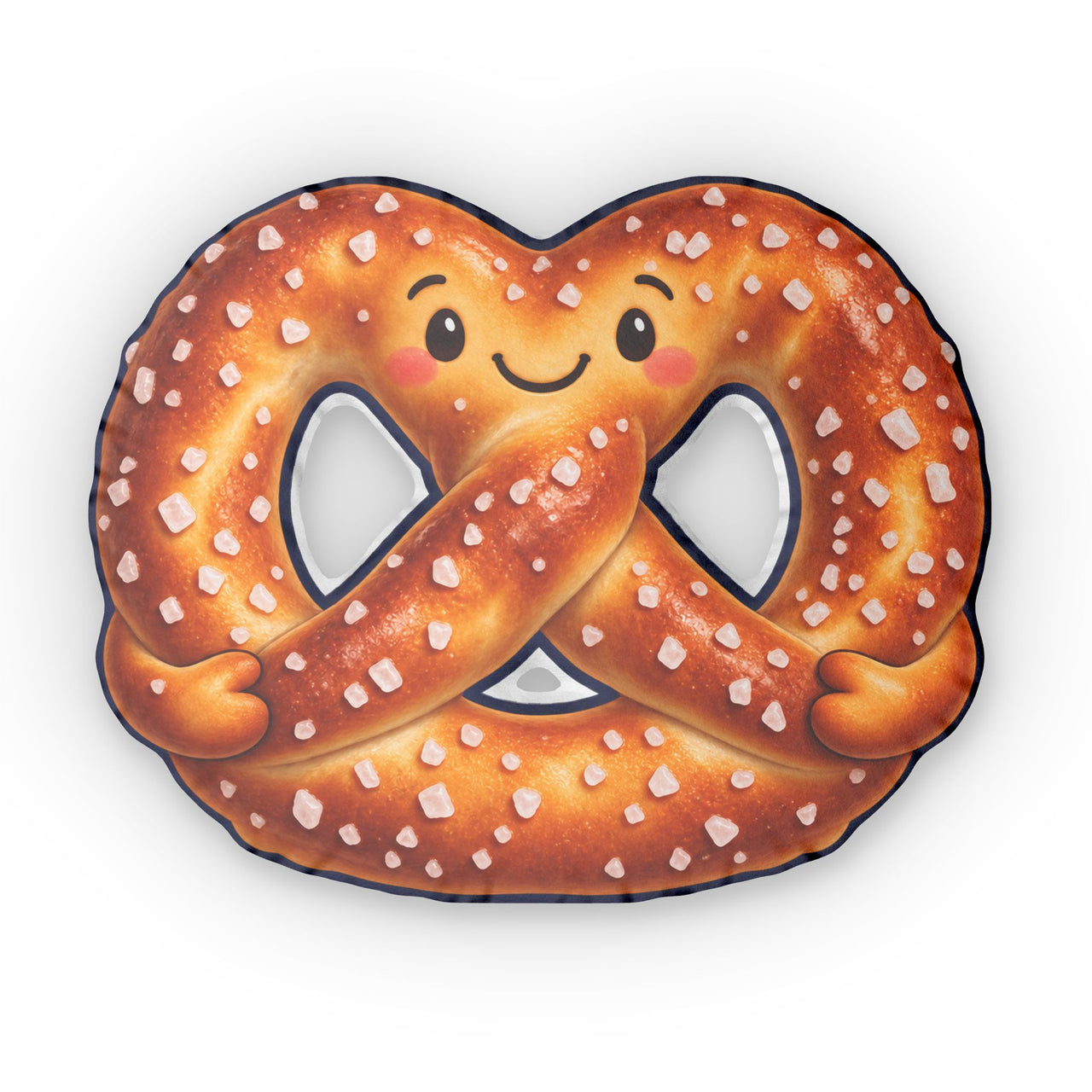 Philly Soft Pretzel Pillow, Philadelphia Nursery Decor, Cute Kids Room Pillow, Philly Baby Gift, Food Shaped Throw Pillow