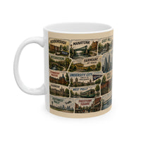 Philadelphia Neighborhoods Mug Philly Neighborhood Map Coffee Mug Fishtown Rittenhouse Manayunk South Philly Mug 11oz 15oz Ceramic Mug