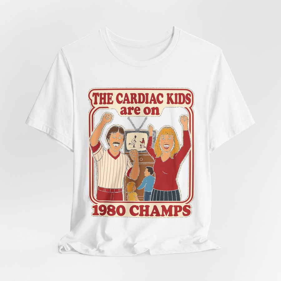 Retro 1980 Cardiac Kids Philly Baseball Unisex Jersey Short Sleeve Tee