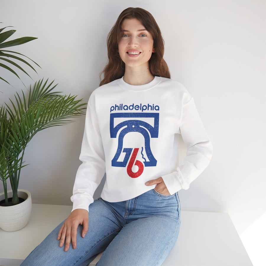 Retro ‘76 Bicentennial Crack Unisex Heavy Blend™ Crewneck Sweatshirt