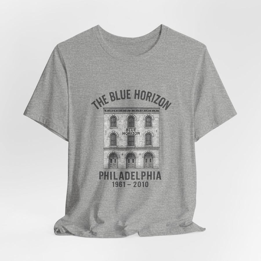 Retro The Blue Horizon Unisex Jersey Short Sleeve Tee