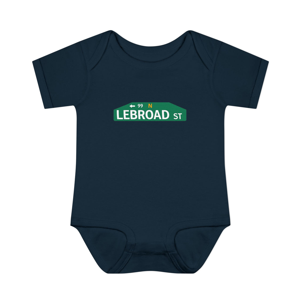 Lebroad Street Infant Bodysuit | Rabbit Skins 4400 Philadelphia Baby Onesie