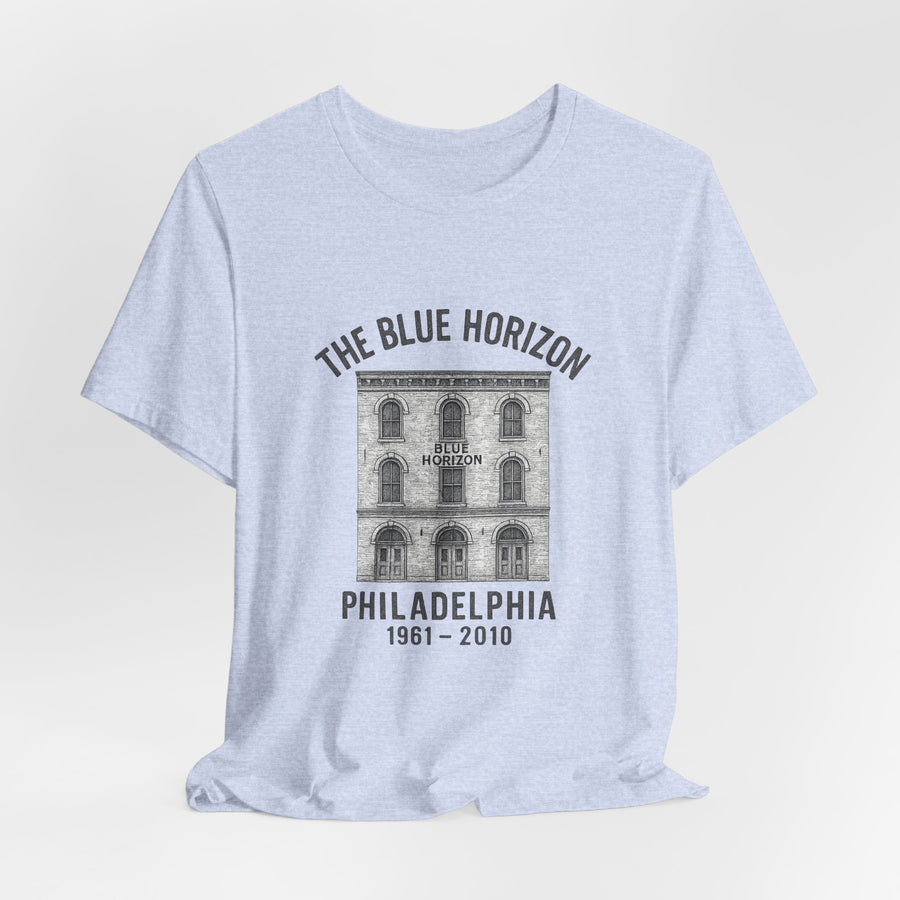 Retro The Blue Horizon Unisex Jersey Short Sleeve Tee