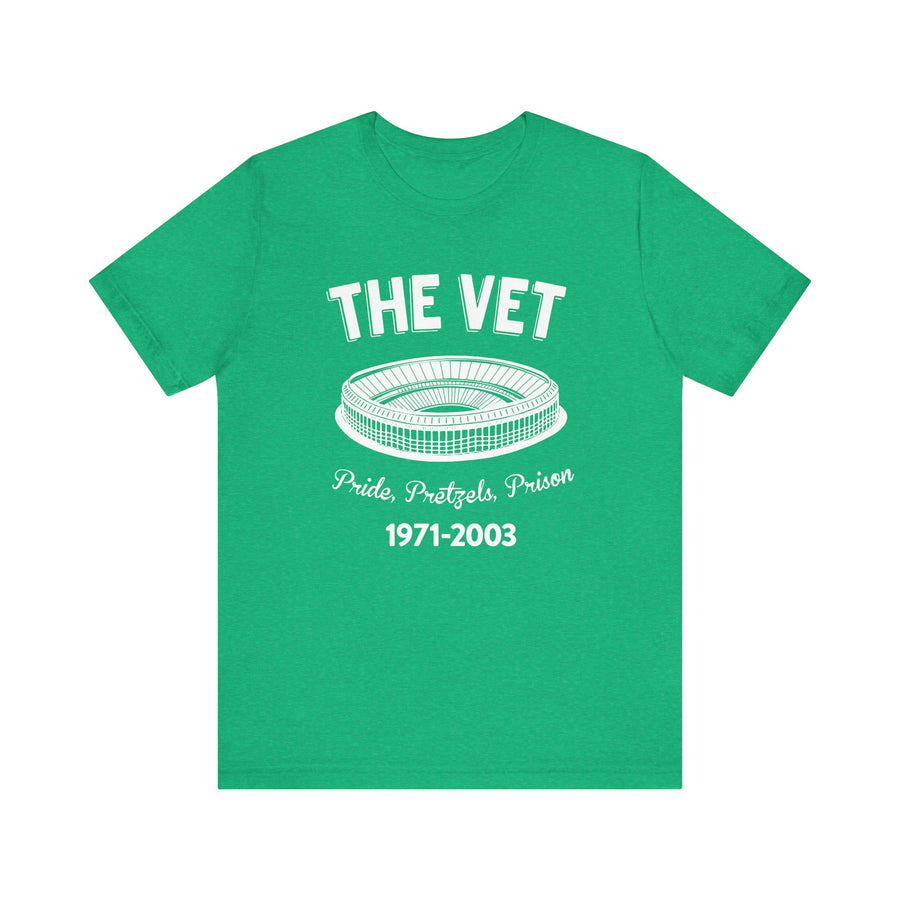 Philadelphia The Vet Pride, Pretzels, and Prison Unisex Tee