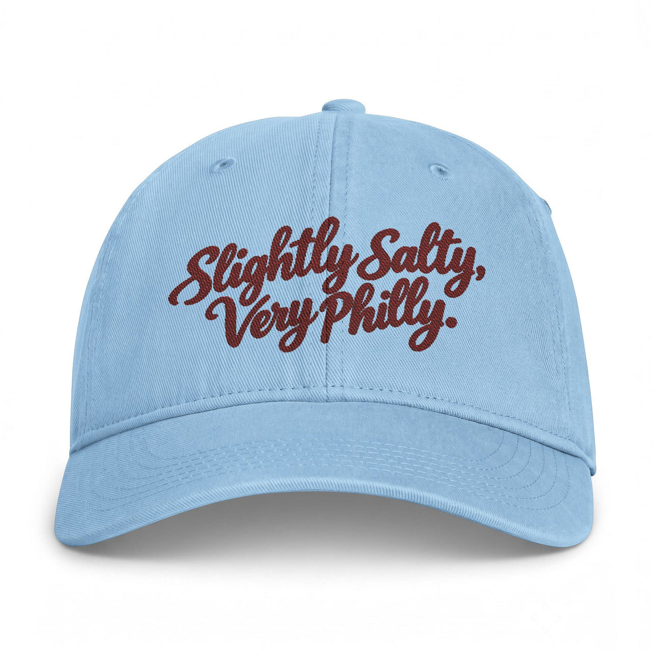 Slightly Salty Very Philly Embroidered Hat, Comfort Colors Coastal Washed Cap, Philadelphia Gift for Her, Philly Girl Dad Hat