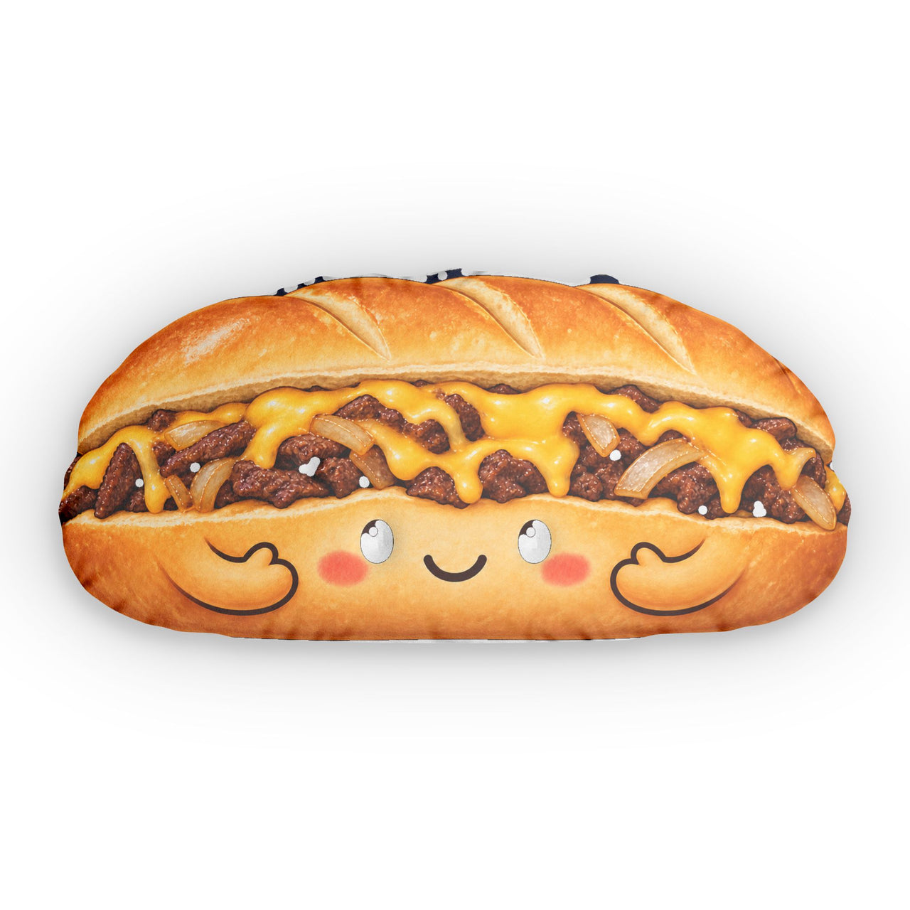 Philadelphia Cheesesteak Pillow, Philly Food Decor, Shaped Throw Pillow, Funny Food Gift, Philadelphia Souvenir, Man Cave Decor