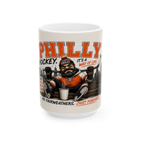 Philadelphia Hockey Mug – Philly Hockey Fan Coffee Mug – Broad Street Inspired Mug – Philly Sports Gift – 11oz 15oz White Mug