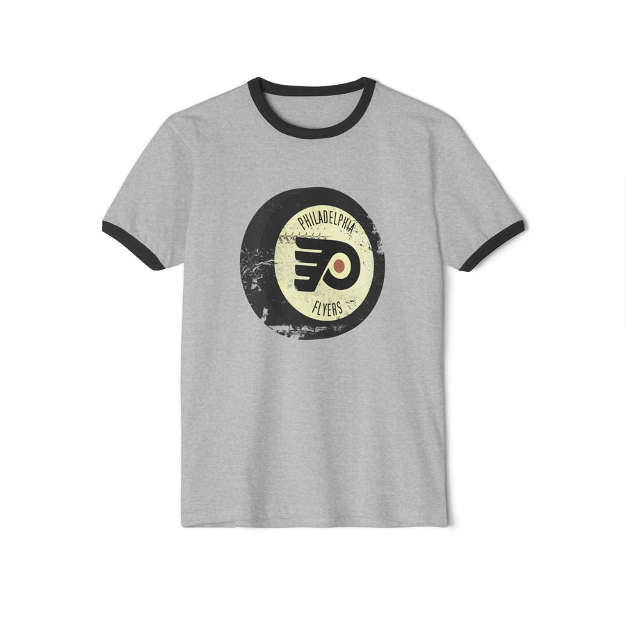 Retro Philly Hockey Unisex Cotton Ringer T-Shirt
