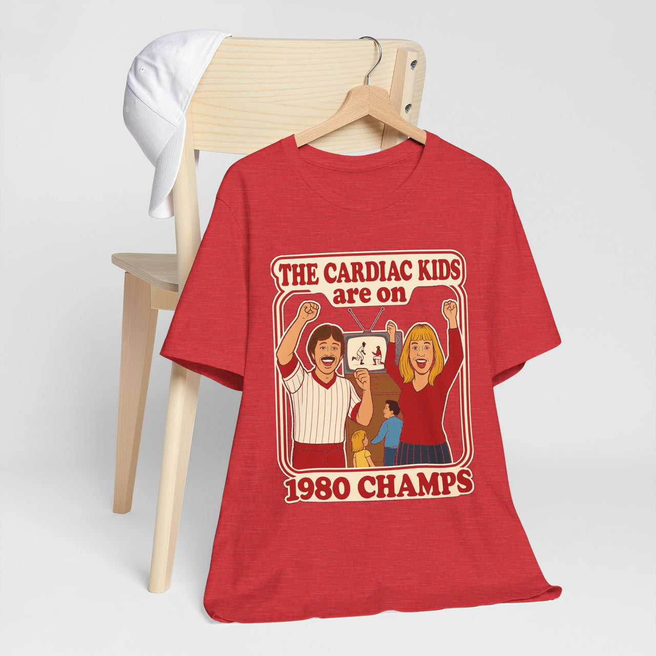 Retro 1980 Cardiac Kids Philly Baseball Unisex Jersey Short Sleeve Tee
