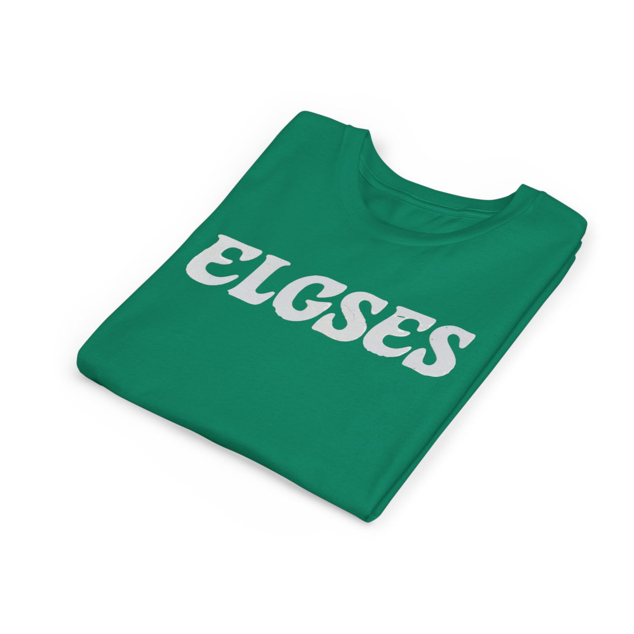 ELGSES Kelly Green Bella + Canvas 3001Y Youth Tee | Funny Philly Football Kids Shirt | Youth Game Day T-Shirt