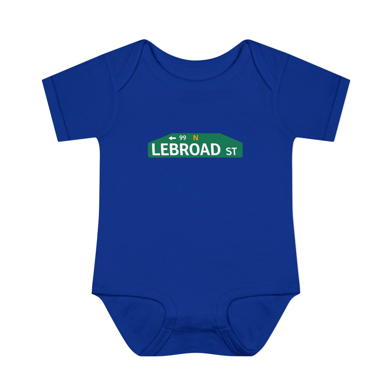 Lebroad Street Infant Bodysuit | Rabbit Skins 4400 Philadelphia Baby Onesie