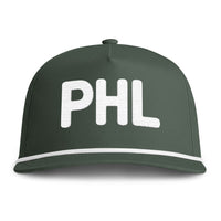 PHL Embroidered Rope Hat | Comfort Colors Sunwashed Rope Cap