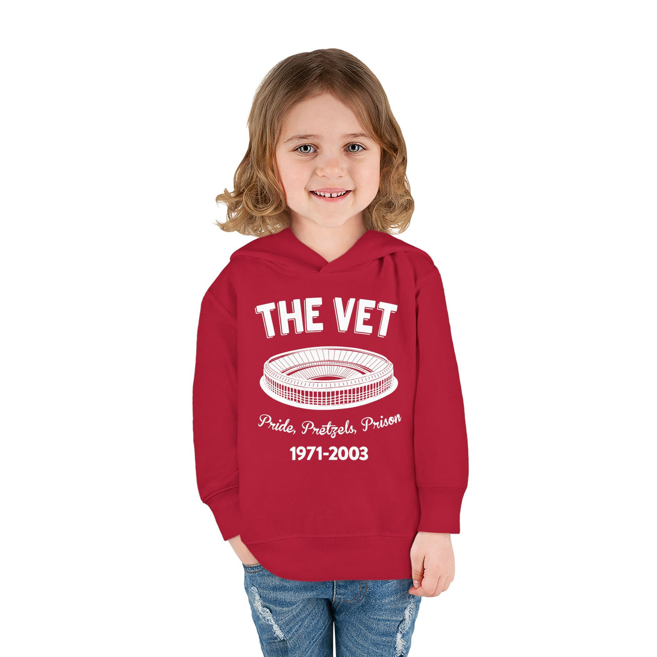 The Vet Toddler Hoodie | Philadelphia Stadium Toddler Sweatshirt | Rabbit Skins 3326 Hoodie | Vintage Philly Sports Gift | Philly Toddler Hoodie