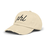Flyers Inspired Philly Hat Distressed Dad Cap Vintage Embroidered “phl” Hat  Philadelphia Hockey Style Cap