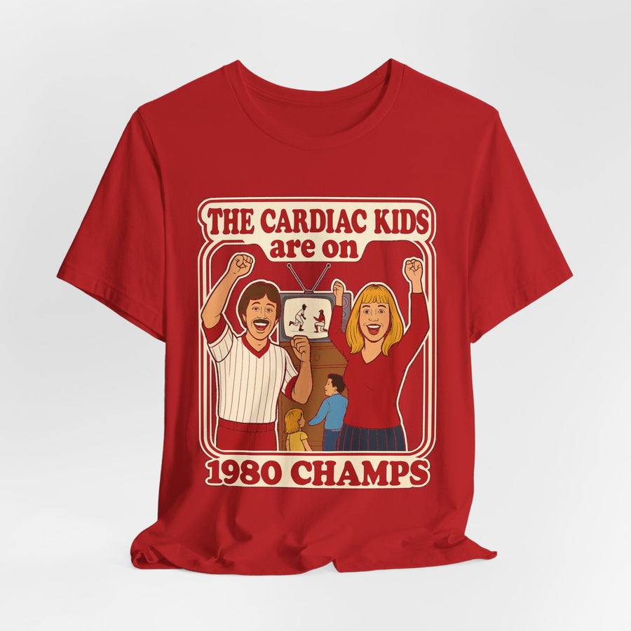 Retro 1980 Cardiac Kids Philly Baseball Unisex Jersey Short Sleeve Tee