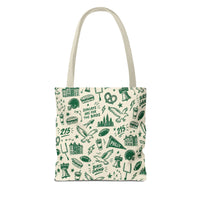 Philly Birds Tote Bag, Philadelphia Football Fan Gift, All Over Print Green Eagles Inspired Bag, Bird Gang Game Day Tote