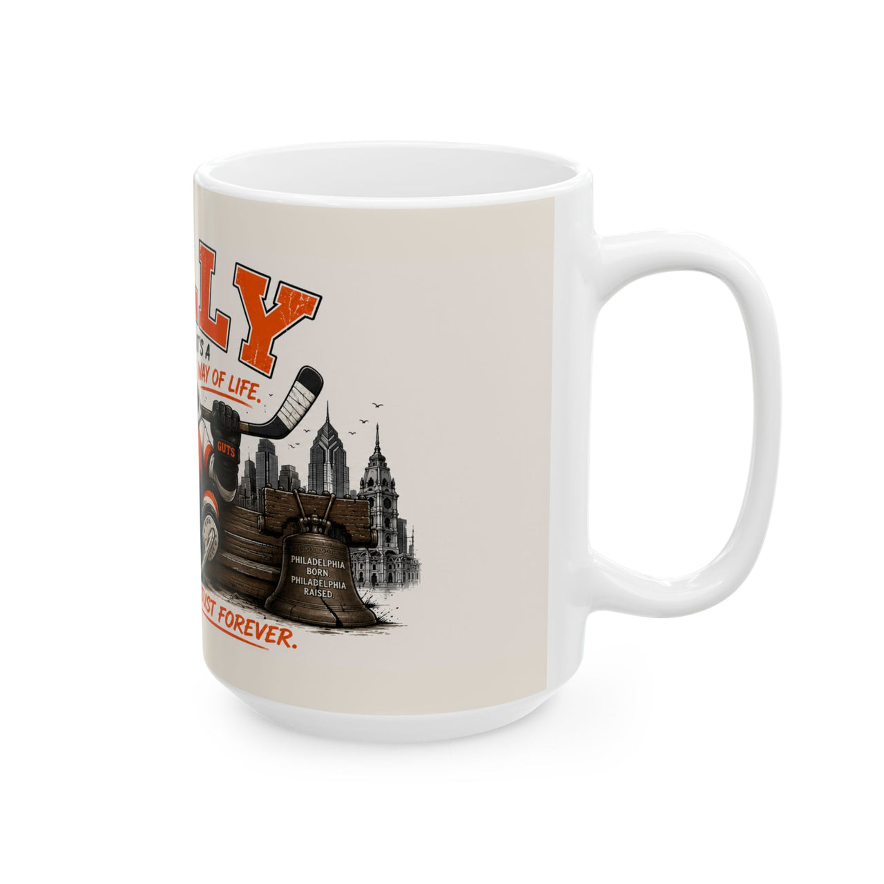 Philadelphia Hockey Mug – Philly Hockey Fan Coffee Mug – Broad Street Inspired Mug – Philly Sports Gift – 11oz 15oz White Mug