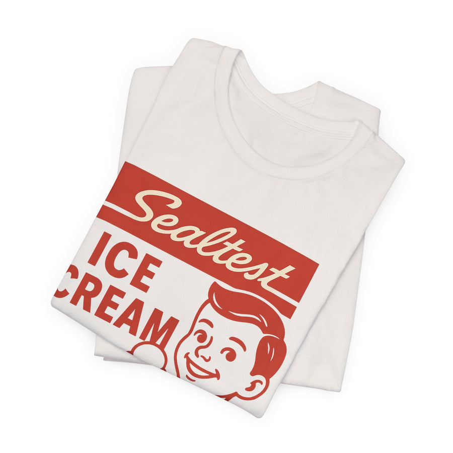 Retro Sealtest Ice Cream Unisex Jersey Short Sleeve Tee