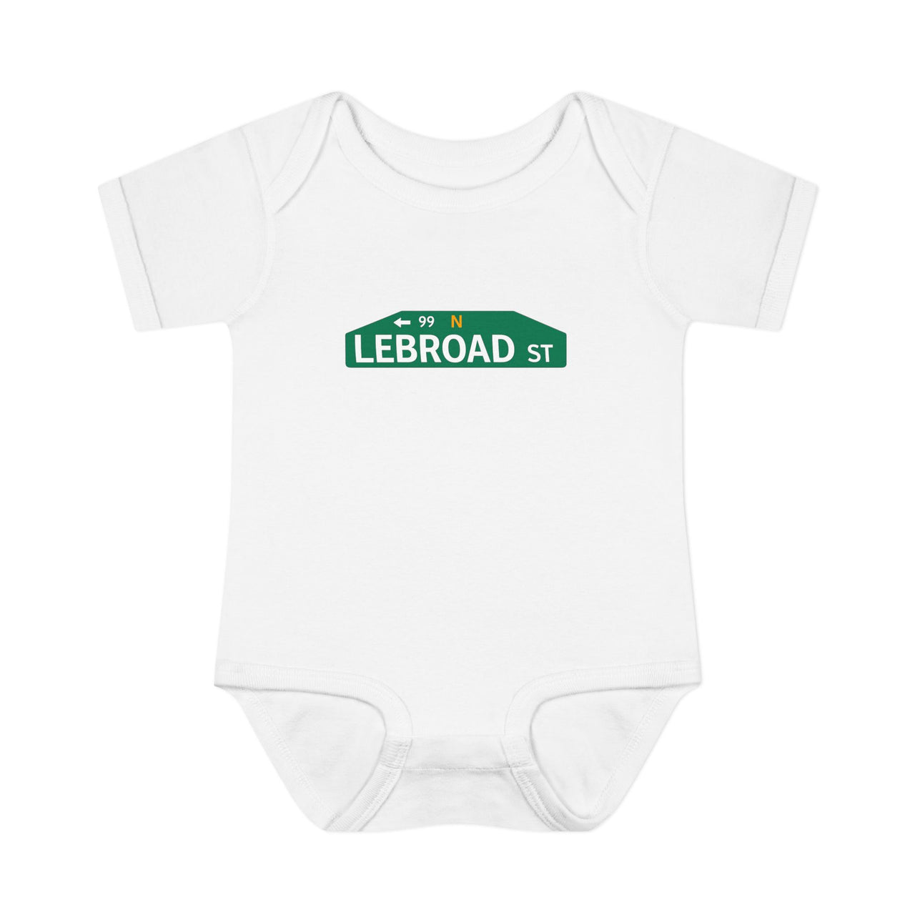 Lebroad Street Infant Bodysuit | Rabbit Skins 4400 Philadelphia Baby Onesie