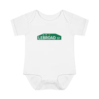 Lebroad Street Infant Bodysuit | Rabbit Skins 4400 Philadelphia Baby Onesie