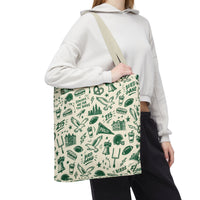 Philly Birds Tote Bag, Philadelphia Football Fan Gift, All Over Print Green Eagles Inspired Bag, Bird Gang Game Day Tote