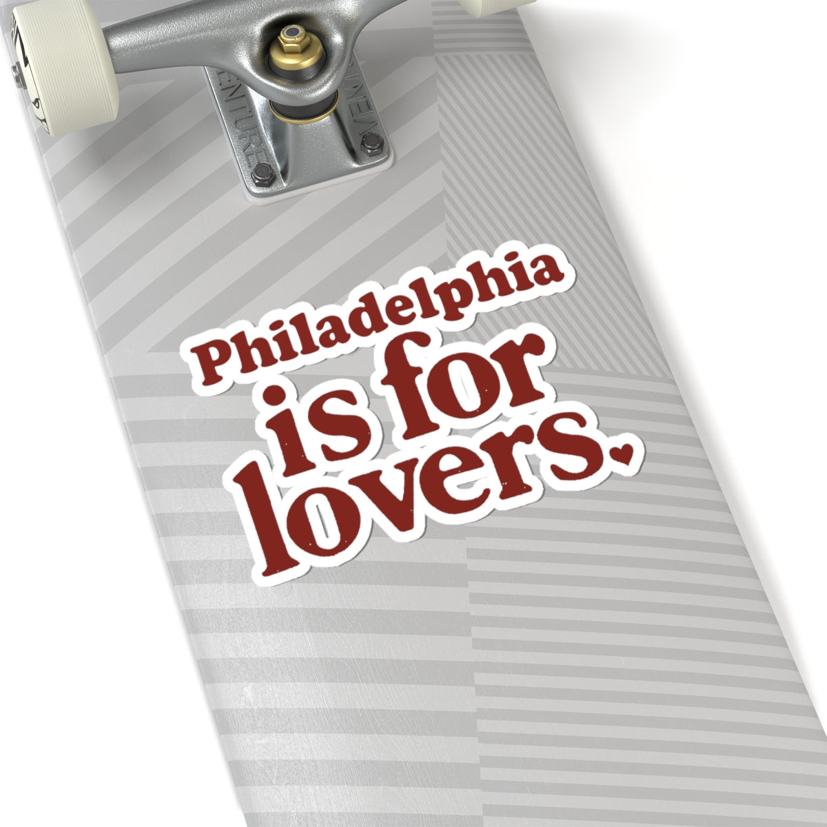 Philadelphia is for Lovers Kiss-Cut Stickers