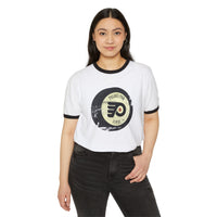 Retro Philly Hockey Unisex Cotton Ringer T-Shirt