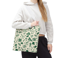 Philly Birds Tote Bag, Philadelphia Football Fan Gift, All Over Print Green Eagles Inspired Bag, Bird Gang Game Day Tote