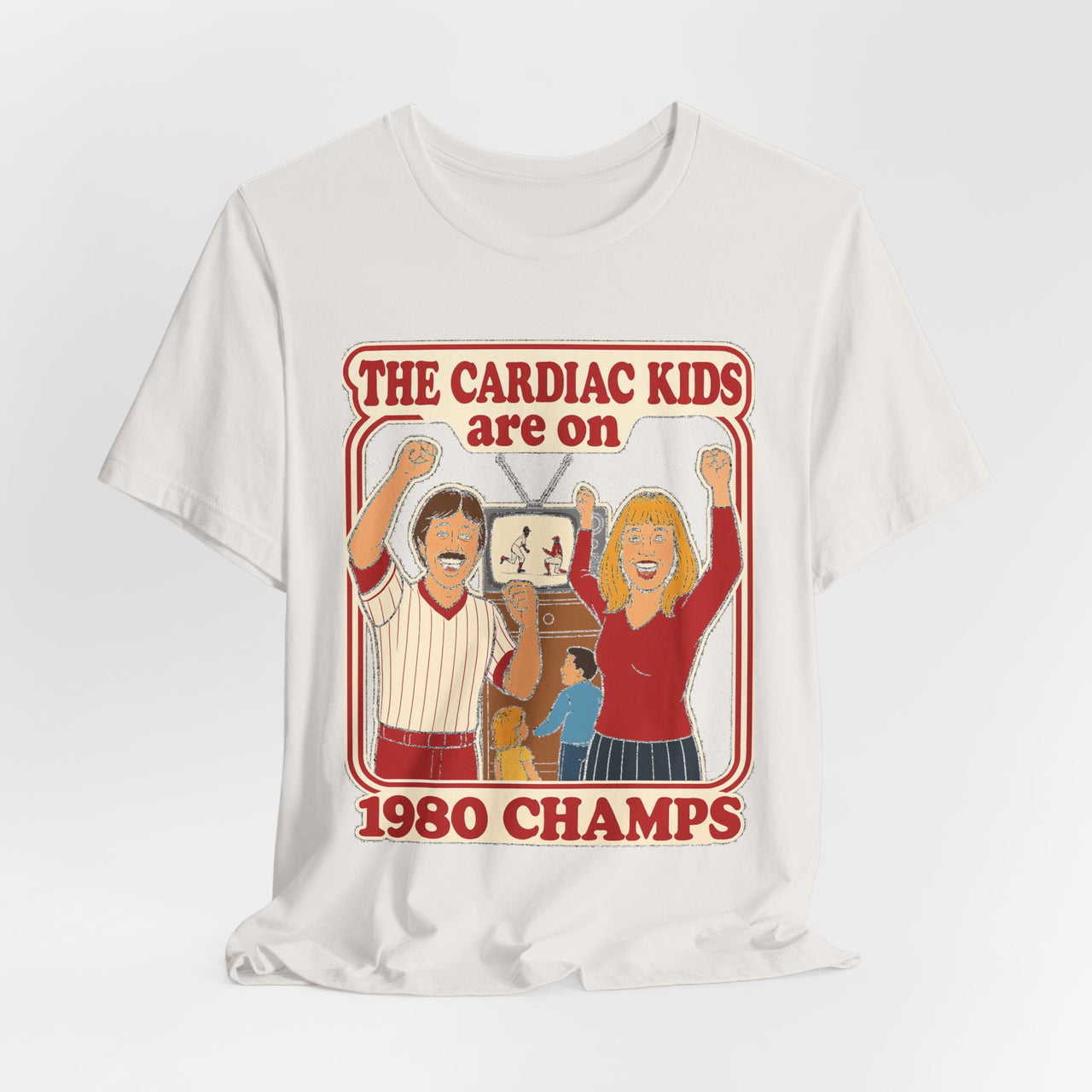 Retro 1980 Cardiac Kids Philly Baseball Unisex Jersey Short Sleeve Tee