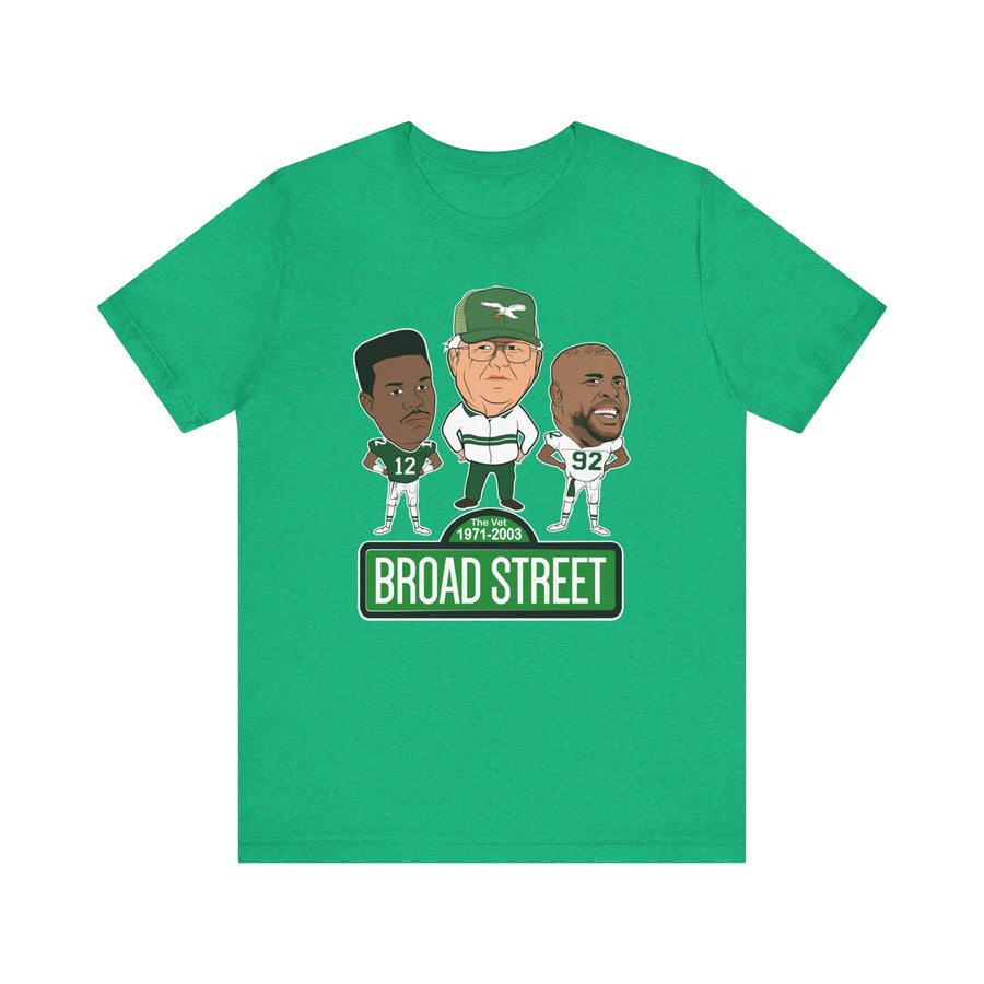 Retro Buddy Era Birds Broad Street Unisex Jersey Short Sleeve Tee