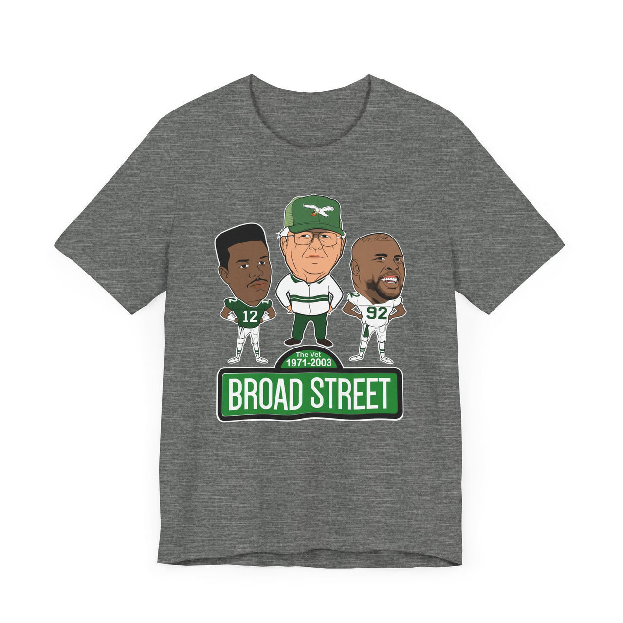 Retro Buddy Era Birds Broad Street Unisex Jersey Short Sleeve Tee