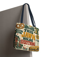 This Jawn Holds Everything Tote Bag, Funny Philadelphia Gift, Philly All Over Print Bag, Unique Pennsylvania Souvenir
