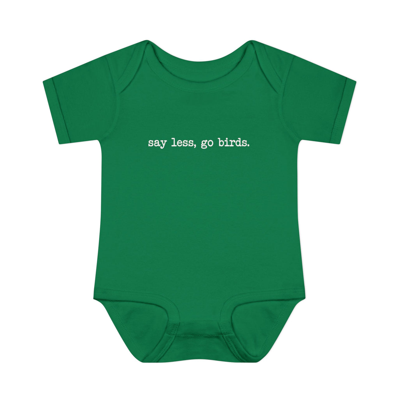 Philadelphia Baby Bodysuit Kelly Green Say Less Go Birds Baby Bodysuit Funny Eagles Fan Baby Outfit Philly Football Infant Gift Newborn Game Day Clothes