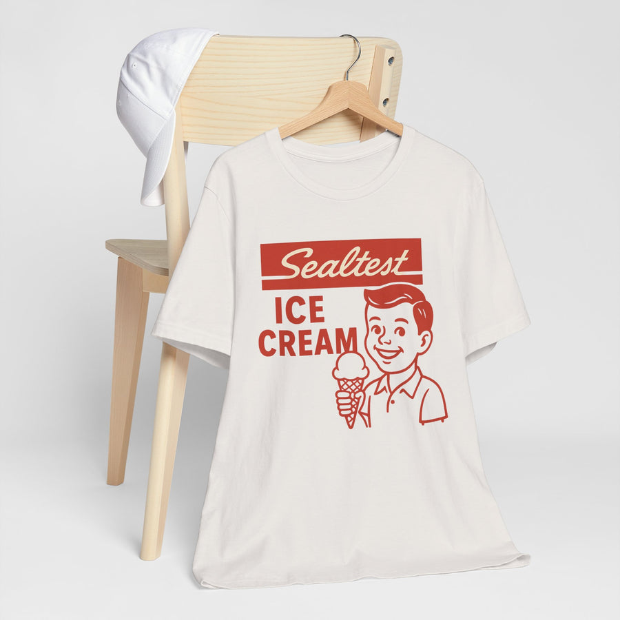 Retro Sealtest Ice Cream Unisex Jersey Short Sleeve Tee
