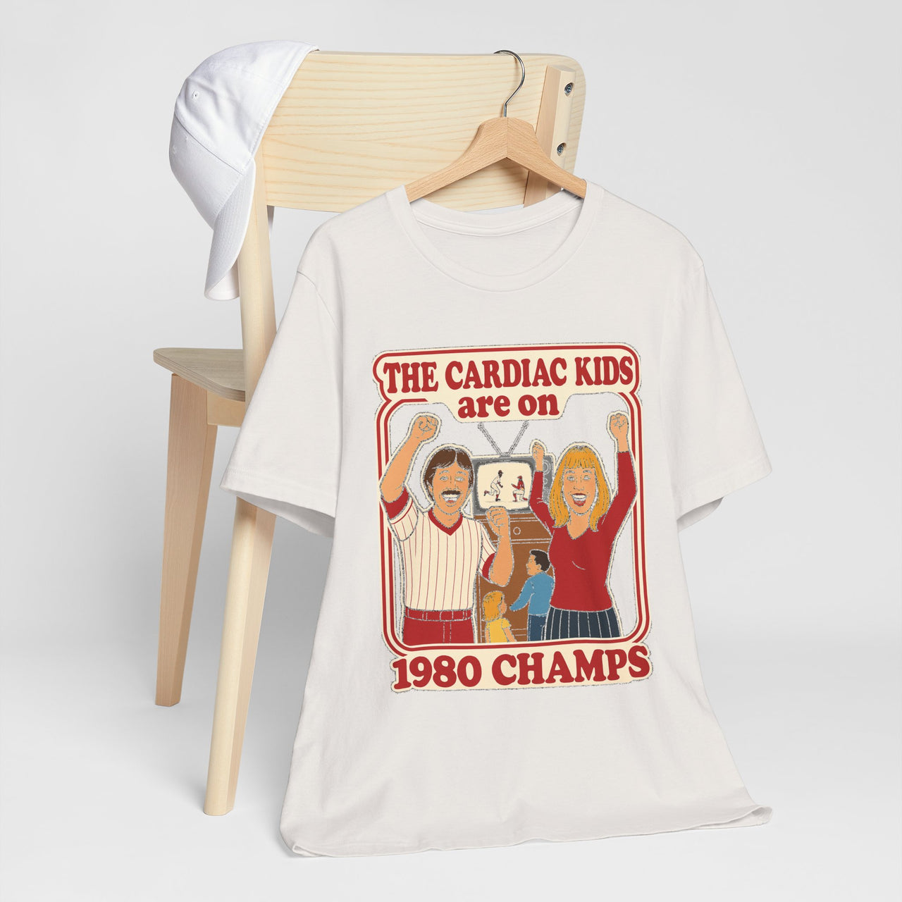 Retro 1980 Cardiac Kids Philly Baseball Unisex Jersey Short Sleeve Tee