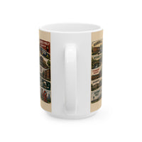 Philadelphia Neighborhoods Mug Philly Neighborhood Map Coffee Mug Fishtown Rittenhouse Manayunk South Philly Mug 11oz 15oz Ceramic Mug