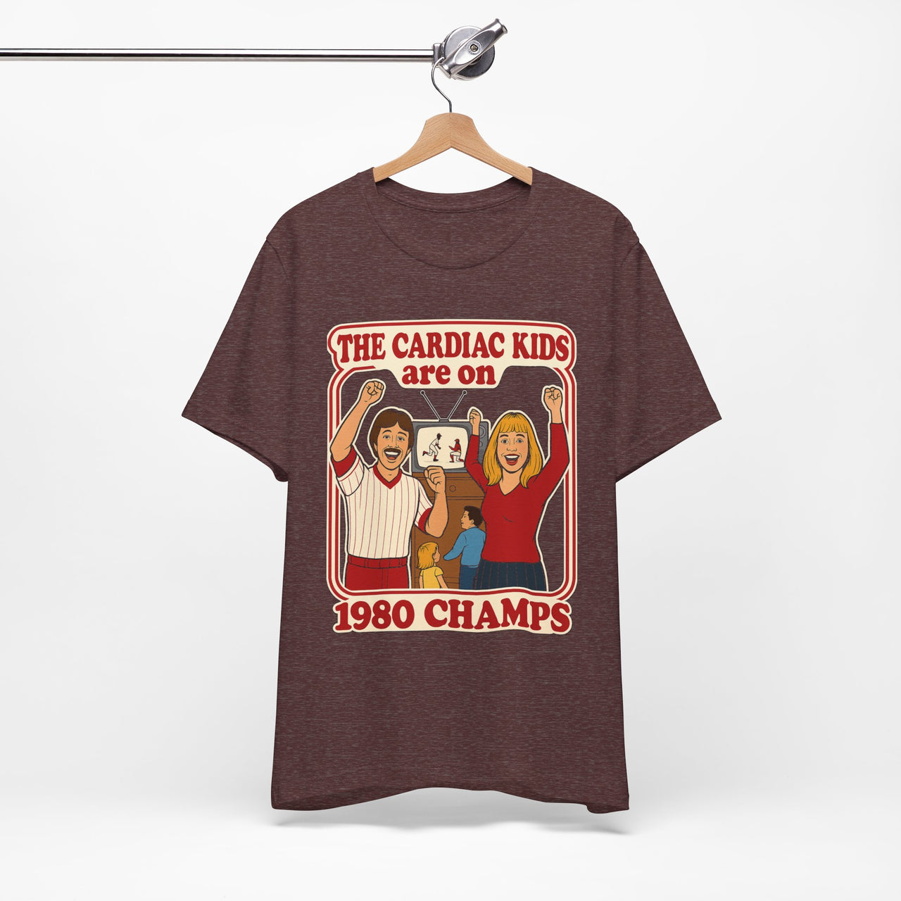 Retro 1980 Cardiac Kids Philly Baseball Unisex Jersey Short Sleeve Tee