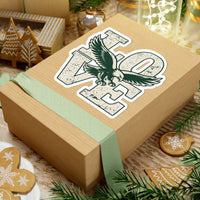 Philly LOVE Birds Sticker, Philadelphia Football Decal, Vintage Green Eagle Sticker, Game Day Gift, Philly Sports Sticker