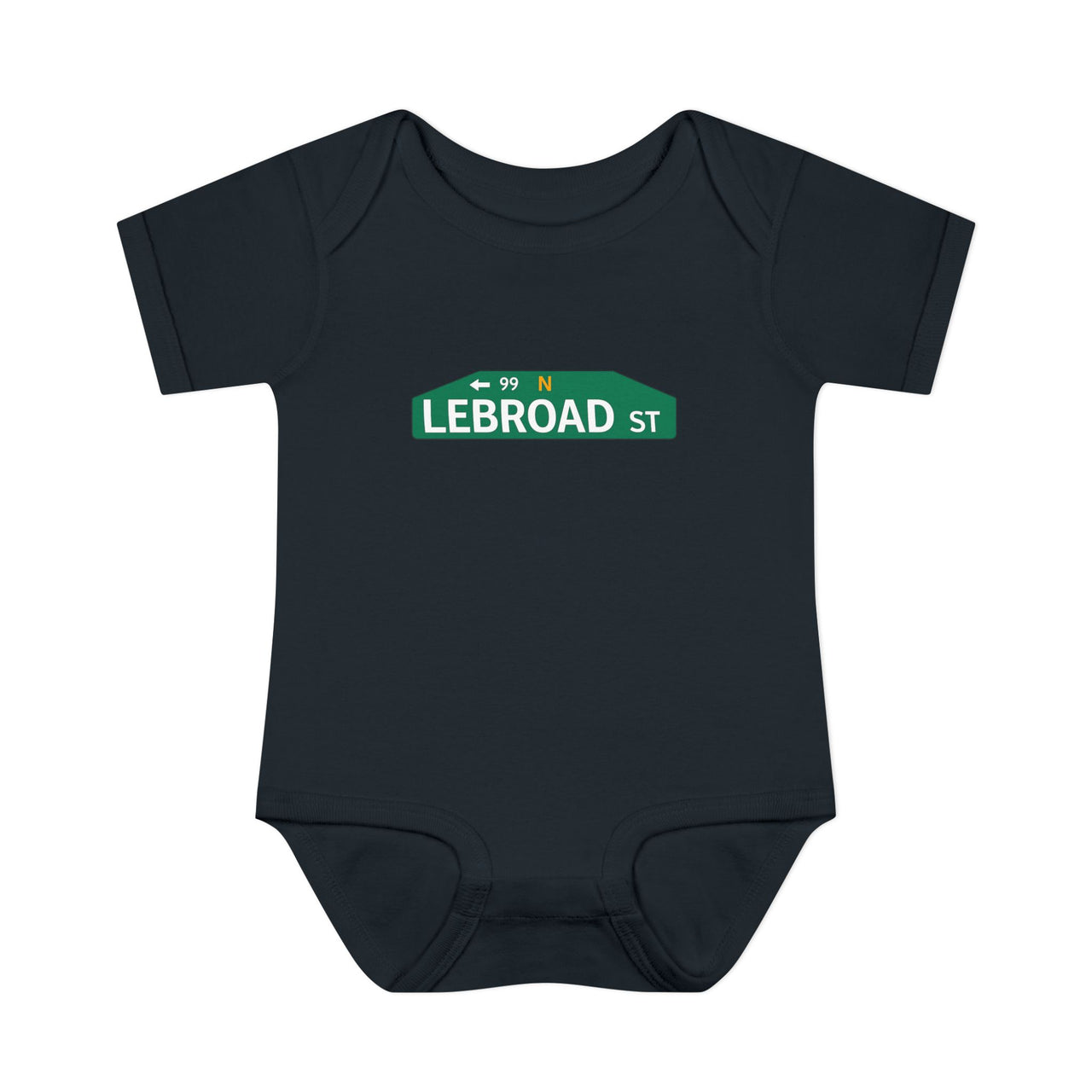Lebroad Street Infant Bodysuit | Rabbit Skins 4400 Philadelphia Baby Onesie