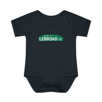 Lebroad Street Infant Bodysuit | Rabbit Skins 4400 Philadelphia Baby Onesie