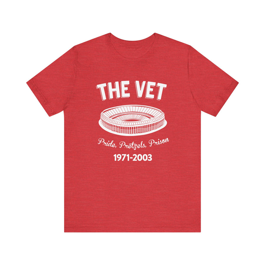 Philadelphia The Vet Pride, Pretzels, and Prison Unisex Tee