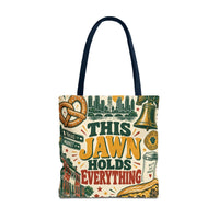 This Jawn Holds Everything Tote Bag, Funny Philadelphia Gift, Philly All Over Print Bag, Unique Pennsylvania Souvenir